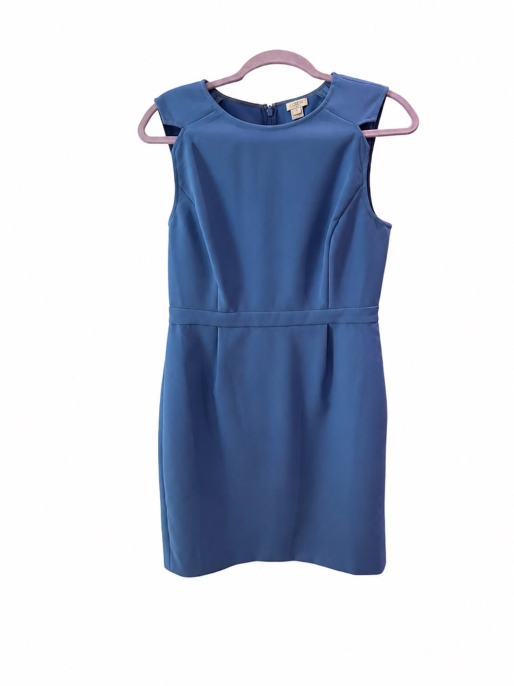 J. Crew Sleek Sleeveless Dress - Blue